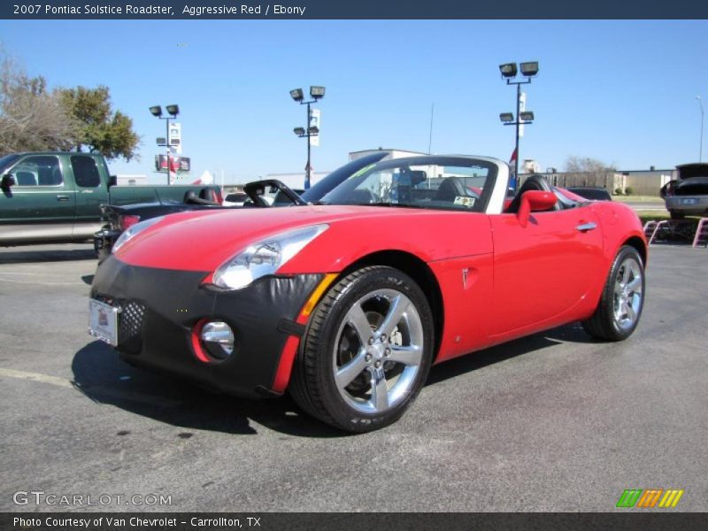 Aggressive Red / Ebony 2007 Pontiac Solstice Roadster