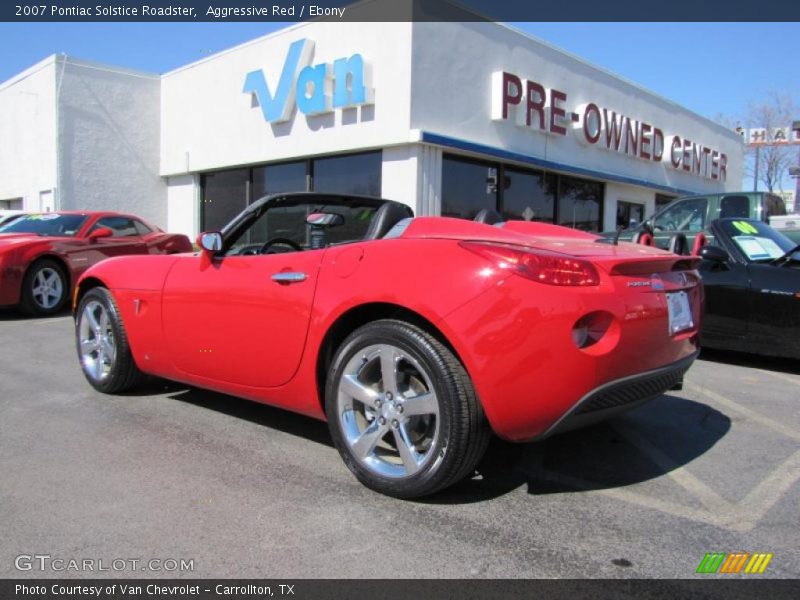 Aggressive Red / Ebony 2007 Pontiac Solstice Roadster