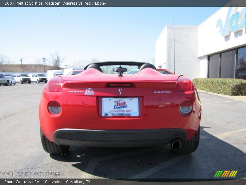 Aggressive Red / Ebony 2007 Pontiac Solstice Roadster