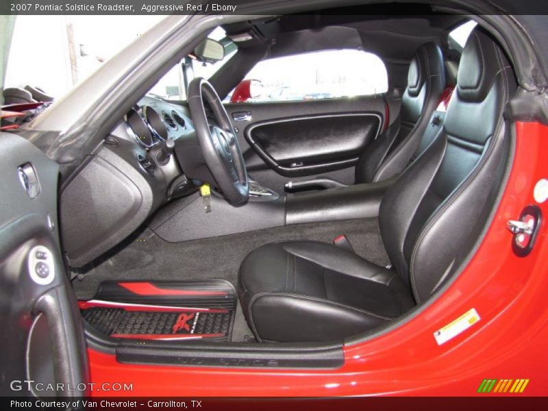  2007 Solstice Roadster Ebony Interior