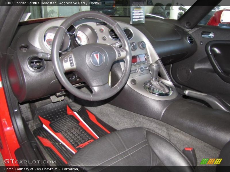 Ebony Interior - 2007 Solstice Roadster 
