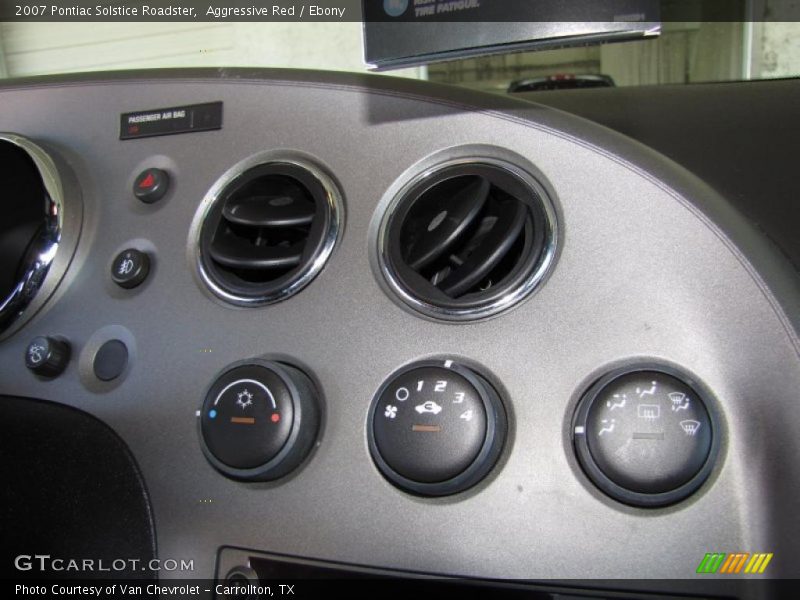 Aggressive Red / Ebony 2007 Pontiac Solstice Roadster