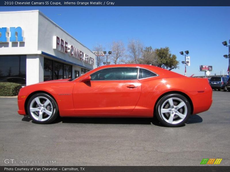  2010 Camaro SS Coupe Inferno Orange Metallic