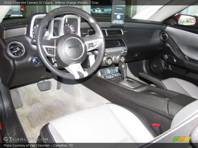 Gray Interior - 2010 Camaro SS Coupe 