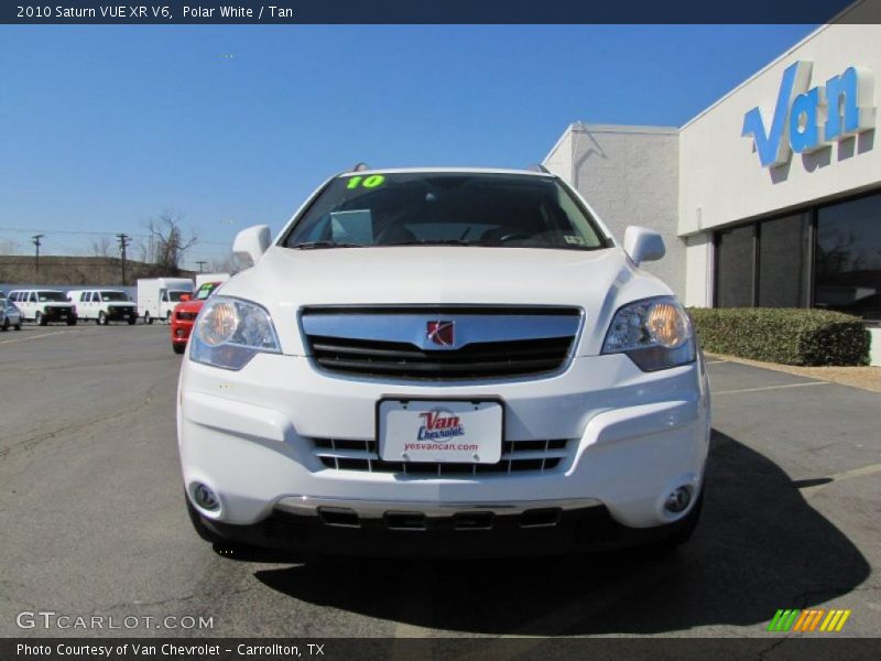 Polar White / Tan 2010 Saturn VUE XR V6