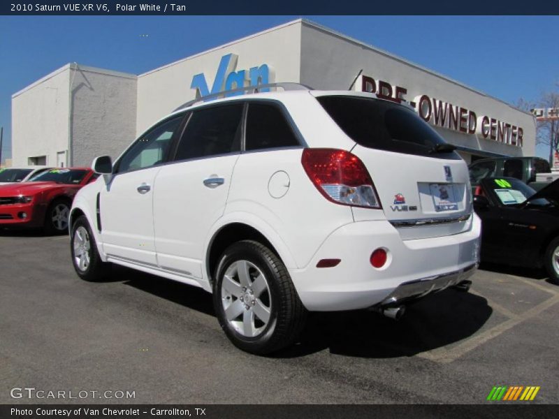Polar White / Tan 2010 Saturn VUE XR V6