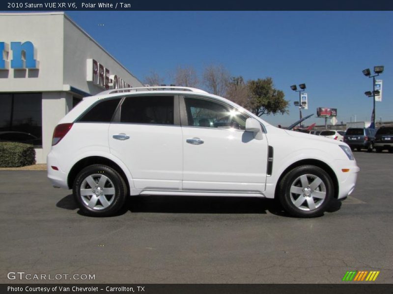 Polar White / Tan 2010 Saturn VUE XR V6