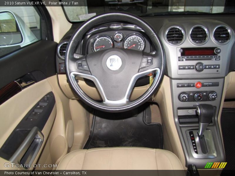 Polar White / Tan 2010 Saturn VUE XR V6