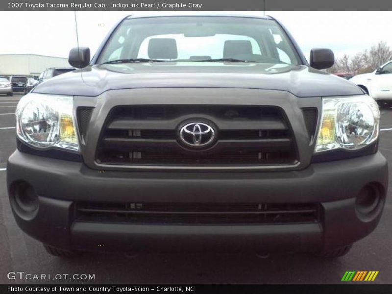 Indigo Ink Pearl / Graphite Gray 2007 Toyota Tacoma Regular Cab