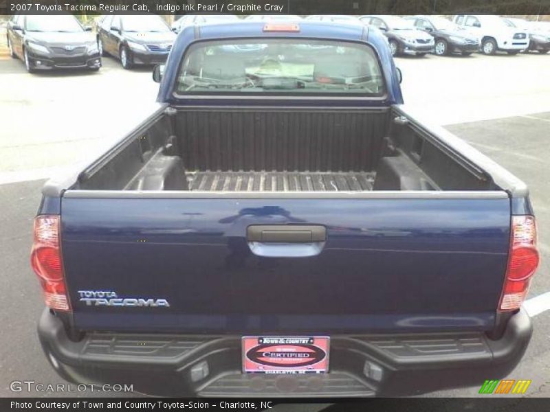 Indigo Ink Pearl / Graphite Gray 2007 Toyota Tacoma Regular Cab