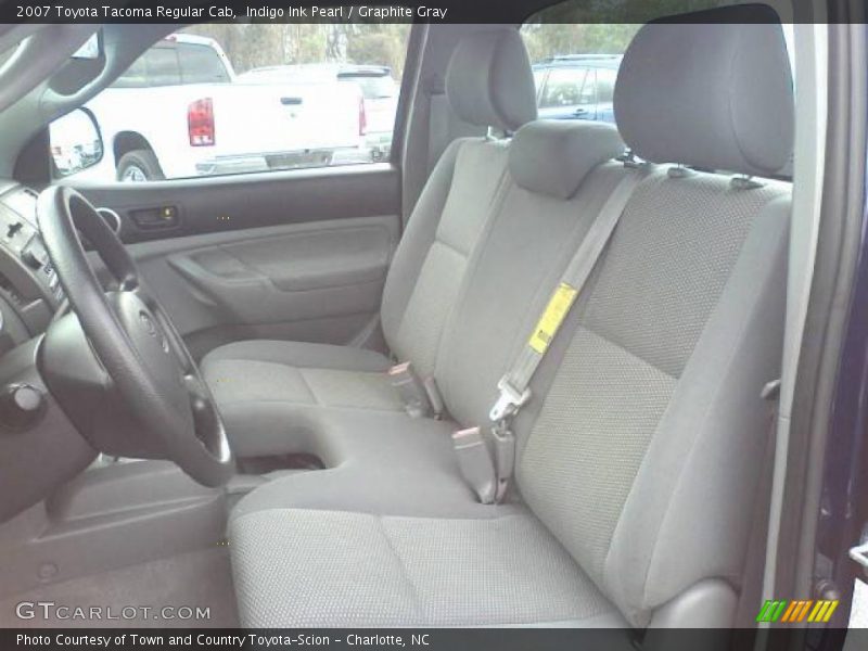 Indigo Ink Pearl / Graphite Gray 2007 Toyota Tacoma Regular Cab