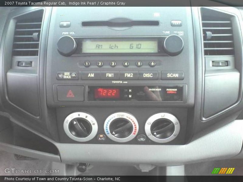 Indigo Ink Pearl / Graphite Gray 2007 Toyota Tacoma Regular Cab
