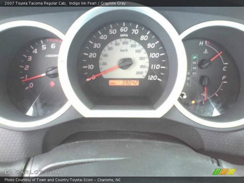 Indigo Ink Pearl / Graphite Gray 2007 Toyota Tacoma Regular Cab
