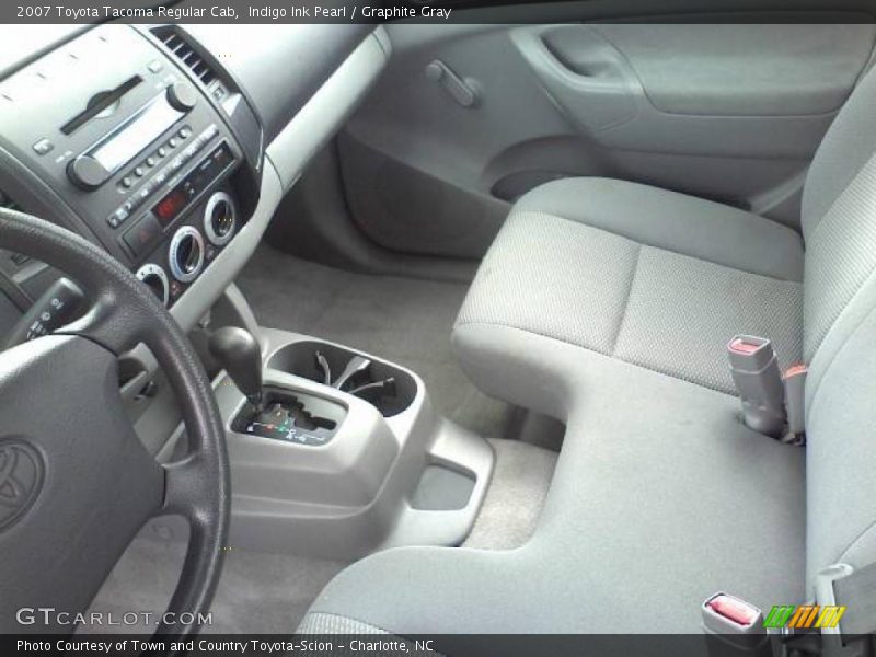 Indigo Ink Pearl / Graphite Gray 2007 Toyota Tacoma Regular Cab
