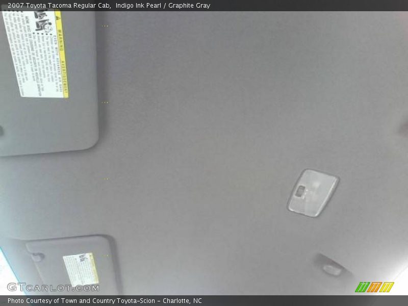 Indigo Ink Pearl / Graphite Gray 2007 Toyota Tacoma Regular Cab