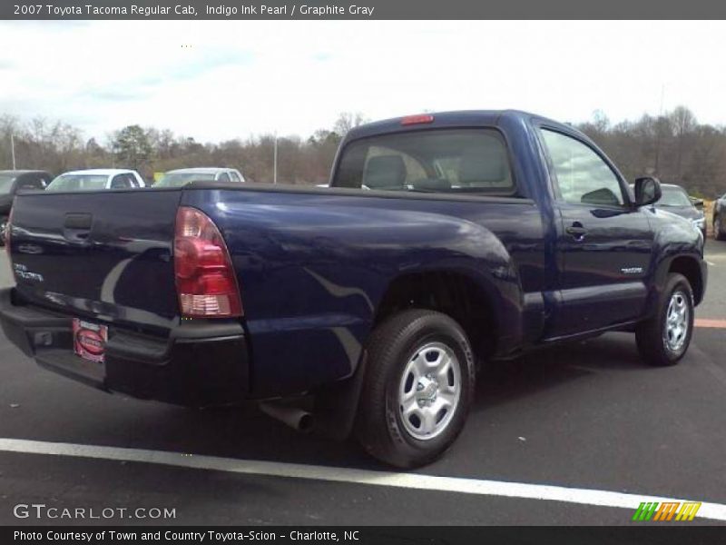 Indigo Ink Pearl / Graphite Gray 2007 Toyota Tacoma Regular Cab