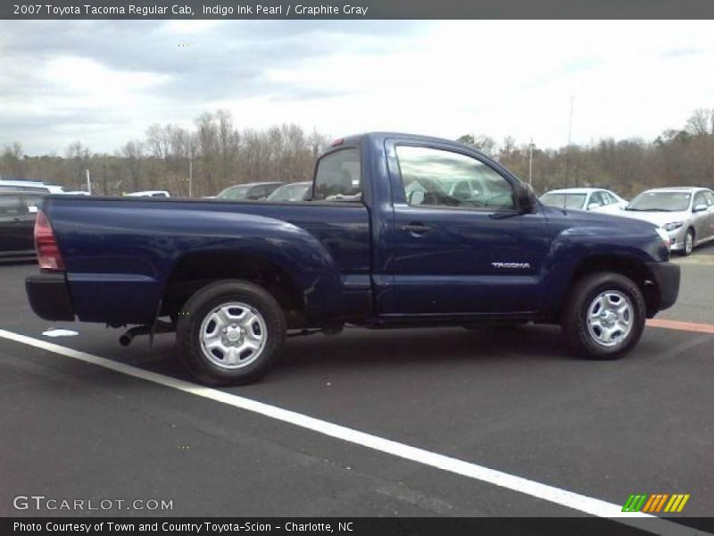 Indigo Ink Pearl / Graphite Gray 2007 Toyota Tacoma Regular Cab