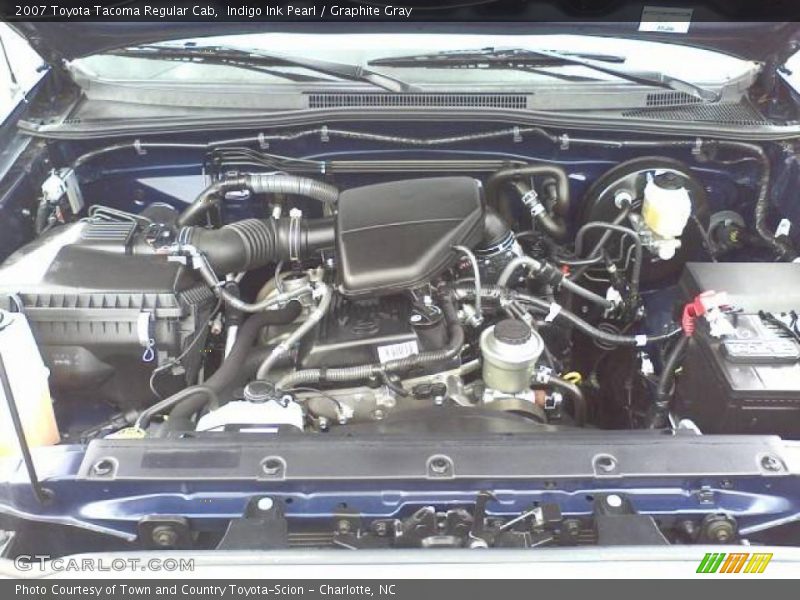 Indigo Ink Pearl / Graphite Gray 2007 Toyota Tacoma Regular Cab