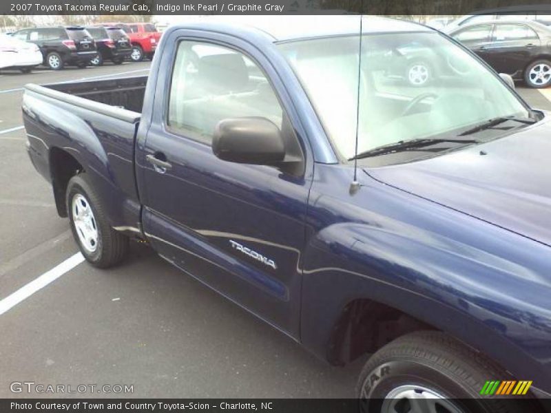 Indigo Ink Pearl / Graphite Gray 2007 Toyota Tacoma Regular Cab