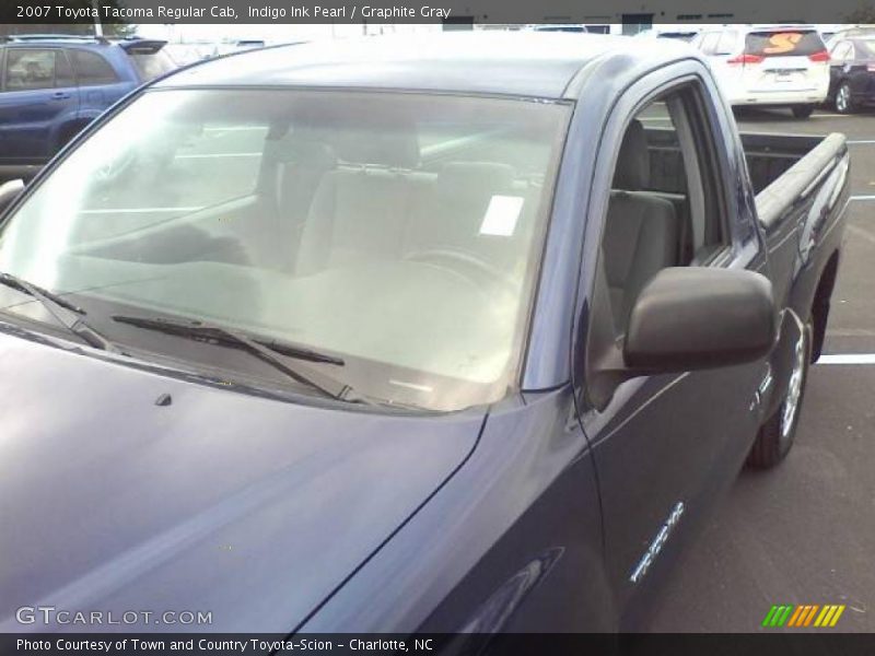 Indigo Ink Pearl / Graphite Gray 2007 Toyota Tacoma Regular Cab