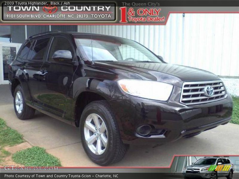 Black / Ash 2009 Toyota Highlander