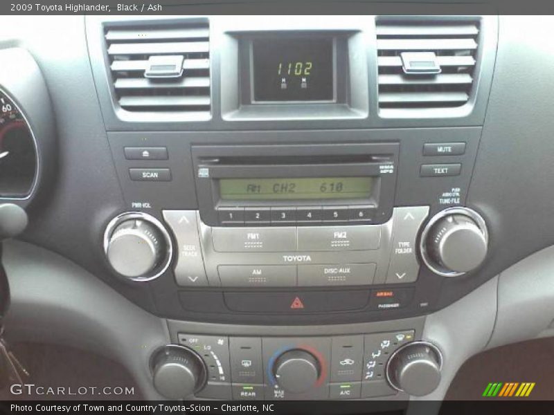 Controls of 2009 Highlander 