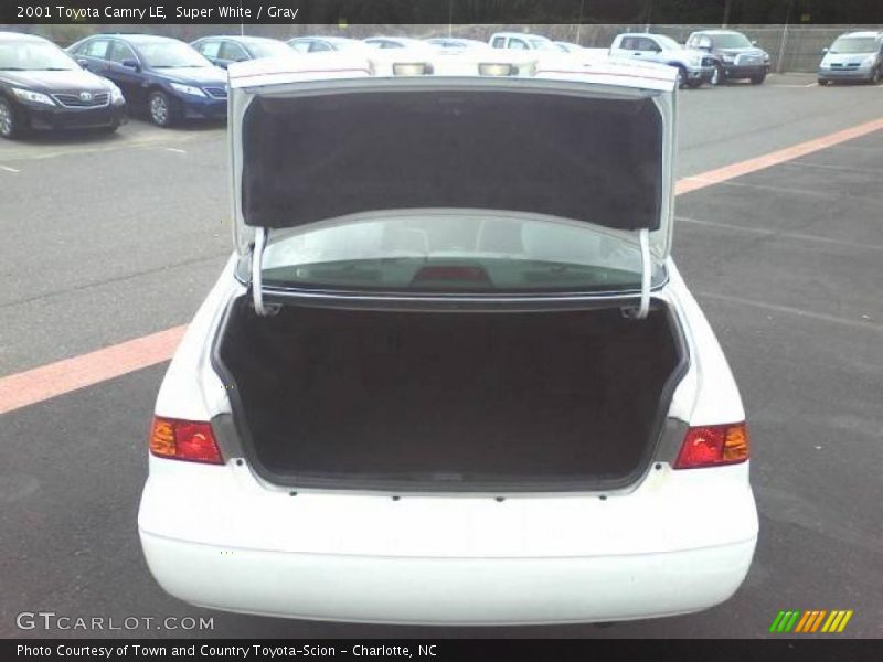 Super White / Gray 2001 Toyota Camry LE