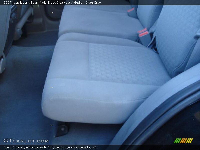 Black Clearcoat / Medium Slate Gray 2007 Jeep Liberty Sport 4x4