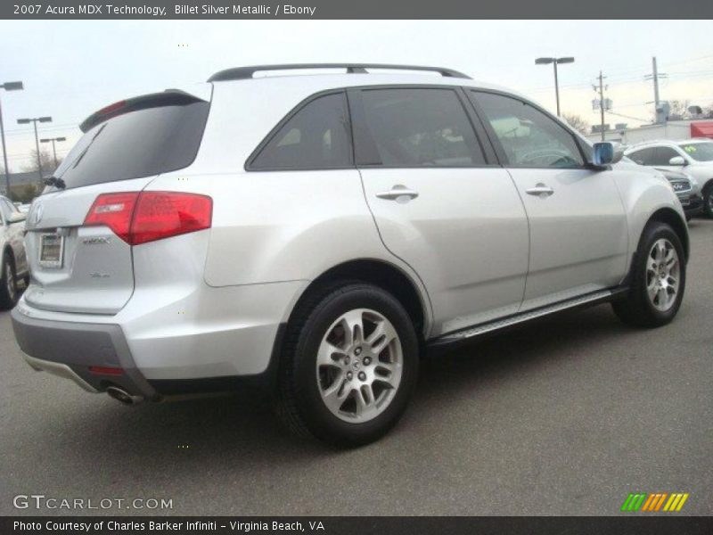 Billet Silver Metallic / Ebony 2007 Acura MDX Technology