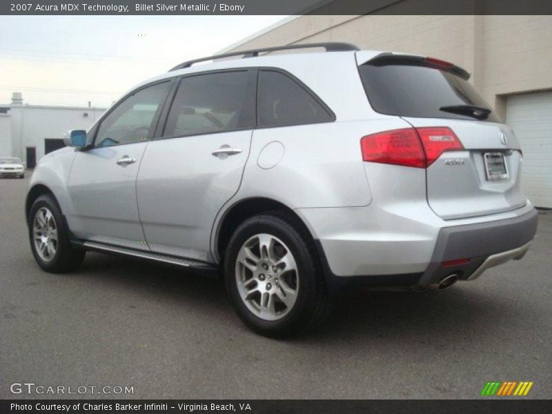 Billet Silver Metallic / Ebony 2007 Acura MDX Technology