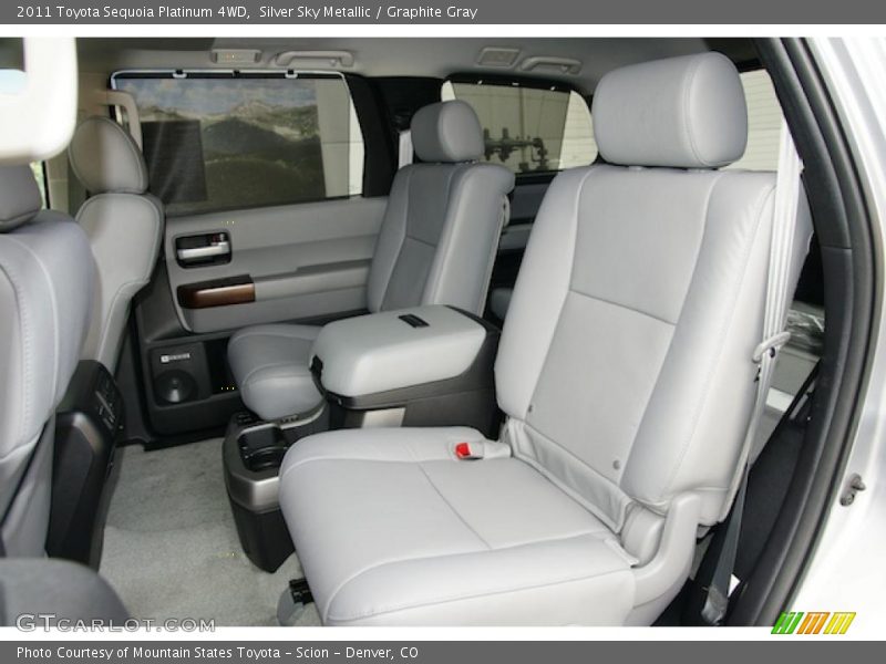  2011 Sequoia Platinum 4WD Graphite Gray Interior
