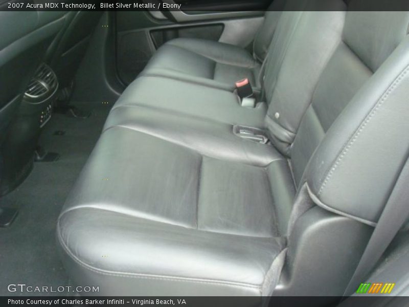Billet Silver Metallic / Ebony 2007 Acura MDX Technology