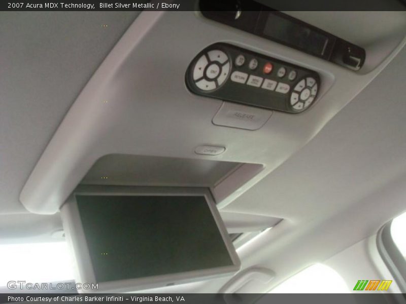 Billet Silver Metallic / Ebony 2007 Acura MDX Technology