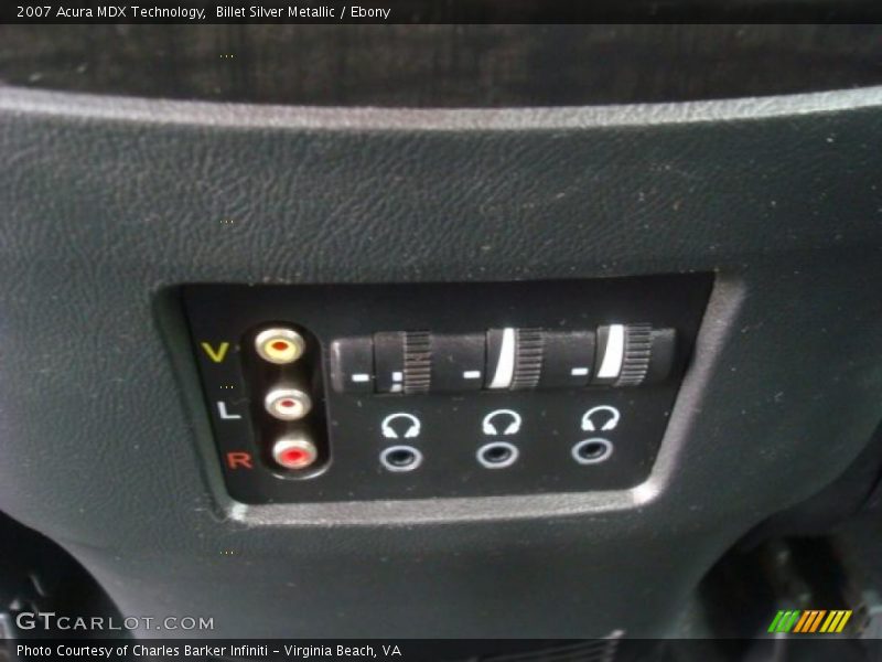 Billet Silver Metallic / Ebony 2007 Acura MDX Technology