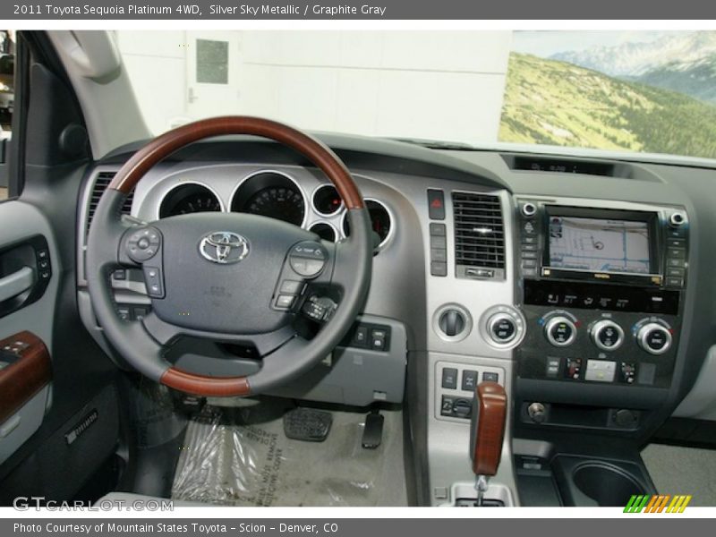 Dashboard of 2011 Sequoia Platinum 4WD