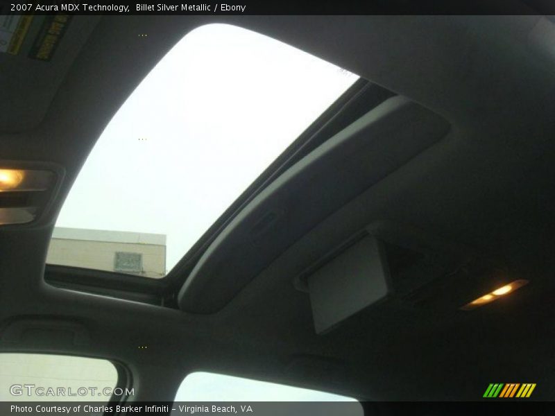 Billet Silver Metallic / Ebony 2007 Acura MDX Technology