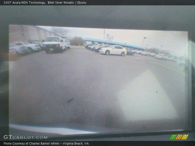 Billet Silver Metallic / Ebony 2007 Acura MDX Technology