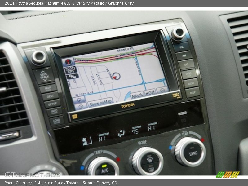 Navigation of 2011 Sequoia Platinum 4WD