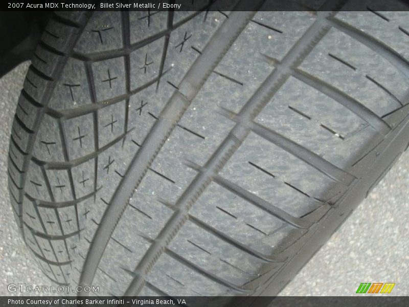 Billet Silver Metallic / Ebony 2007 Acura MDX Technology