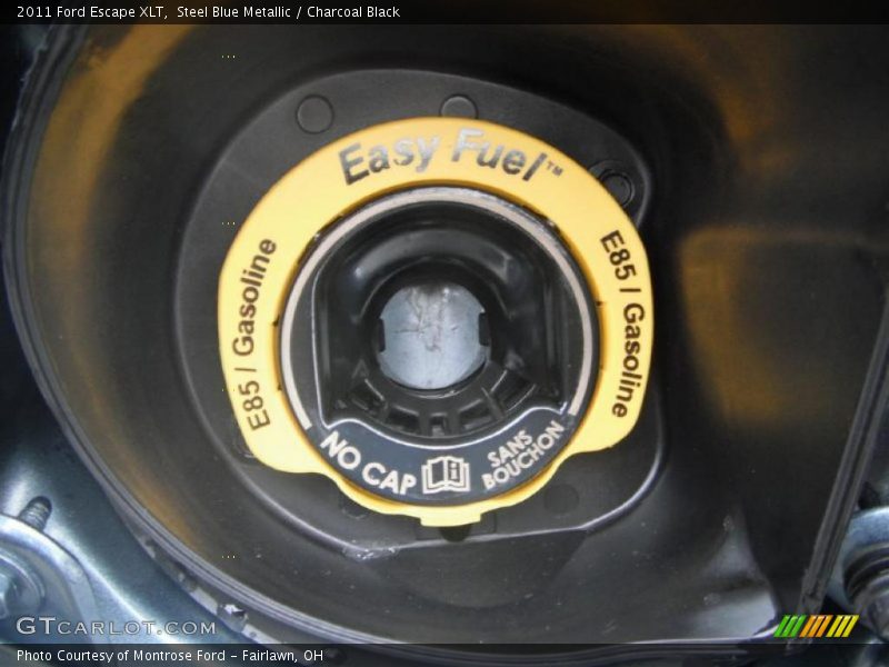 Steel Blue Metallic / Charcoal Black 2011 Ford Escape XLT