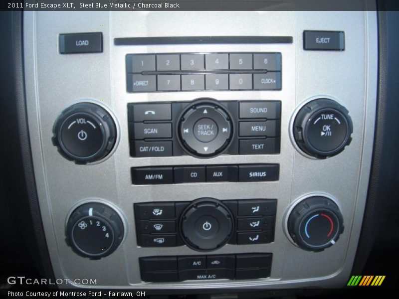 Steel Blue Metallic / Charcoal Black 2011 Ford Escape XLT
