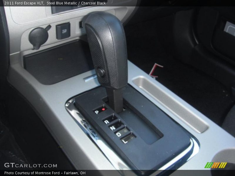 Steel Blue Metallic / Charcoal Black 2011 Ford Escape XLT