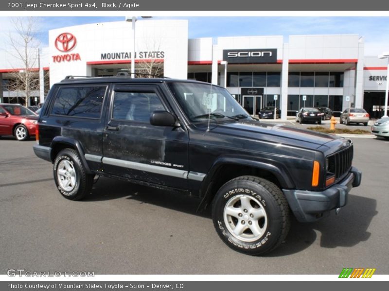 Black / Agate 2001 Jeep Cherokee Sport 4x4