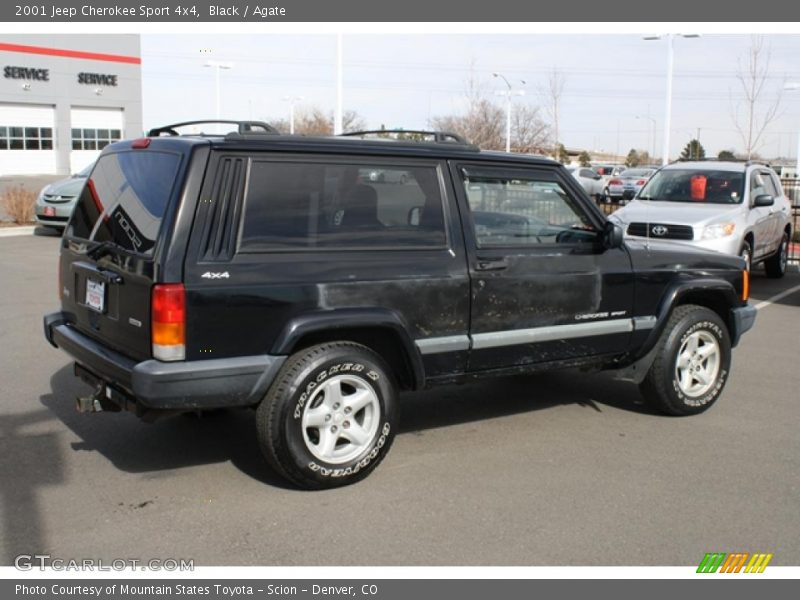 Black / Agate 2001 Jeep Cherokee Sport 4x4
