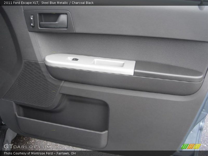 Steel Blue Metallic / Charcoal Black 2011 Ford Escape XLT