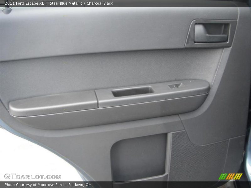 Steel Blue Metallic / Charcoal Black 2011 Ford Escape XLT