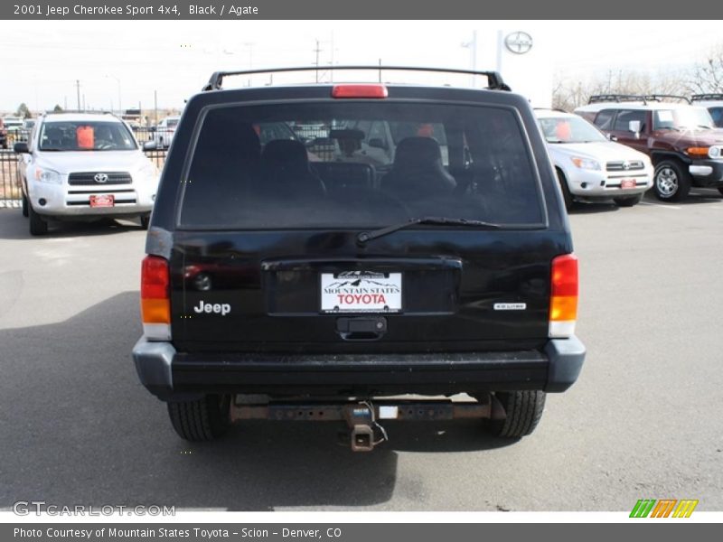 Black / Agate 2001 Jeep Cherokee Sport 4x4