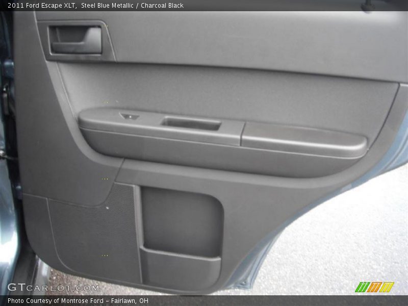 Steel Blue Metallic / Charcoal Black 2011 Ford Escape XLT