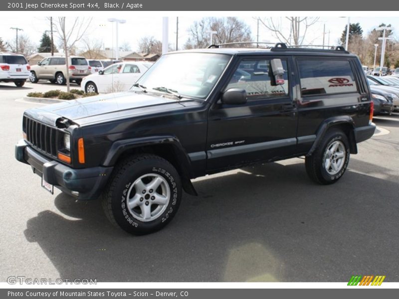 Black / Agate 2001 Jeep Cherokee Sport 4x4