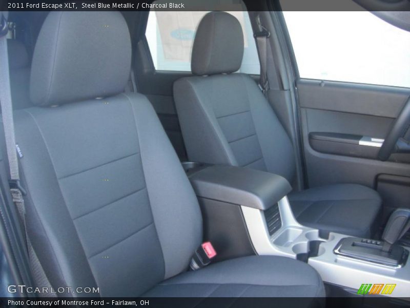 Steel Blue Metallic / Charcoal Black 2011 Ford Escape XLT